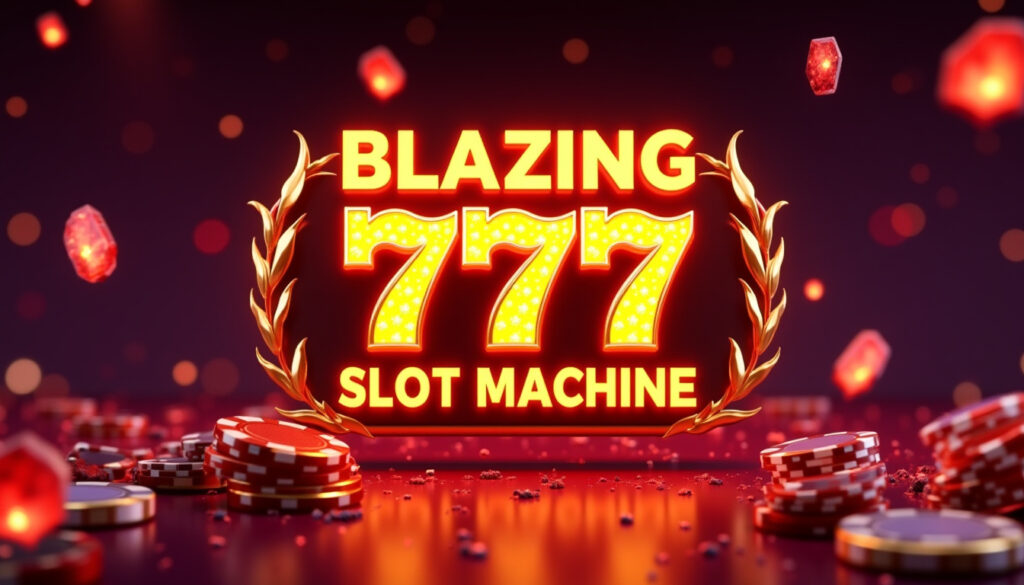 Blazing 777 Slot Machine