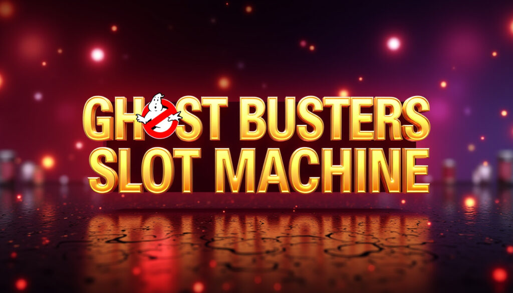 Ghostbusters Slot Machine