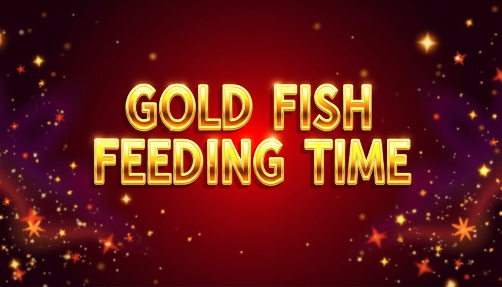 Gold Fish Feeding Time Slot Machine