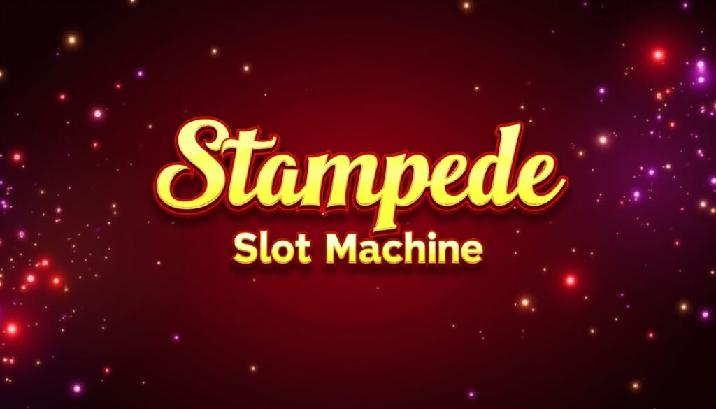 Stampede Slot Machine